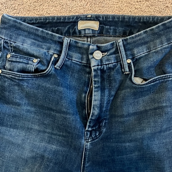 Mother jeans size 25 high waisted looker ankle fray - Picture 2 of 5